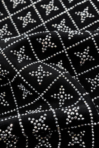 Radiant Grid Stone Short set – Century Penthouse BLACK/SILVER