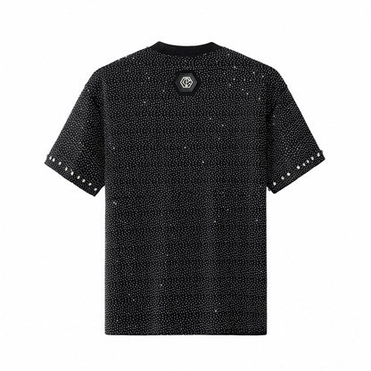 Radiant Grid Stone Short set – Century Penthouse BLACK/SILVER