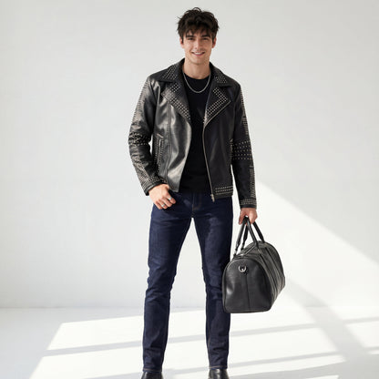 ROCK REBELLION JACKET - CENTURY PENTHOUSE BLACK