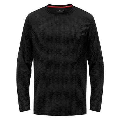 PERFECT TIMING LS T-SHIRT - CENTURY PENTHOUSE BLACK