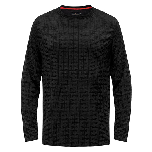 PERFECT TIMING LS T-SHIRT - CENTURY PENTHOUSE BLACK