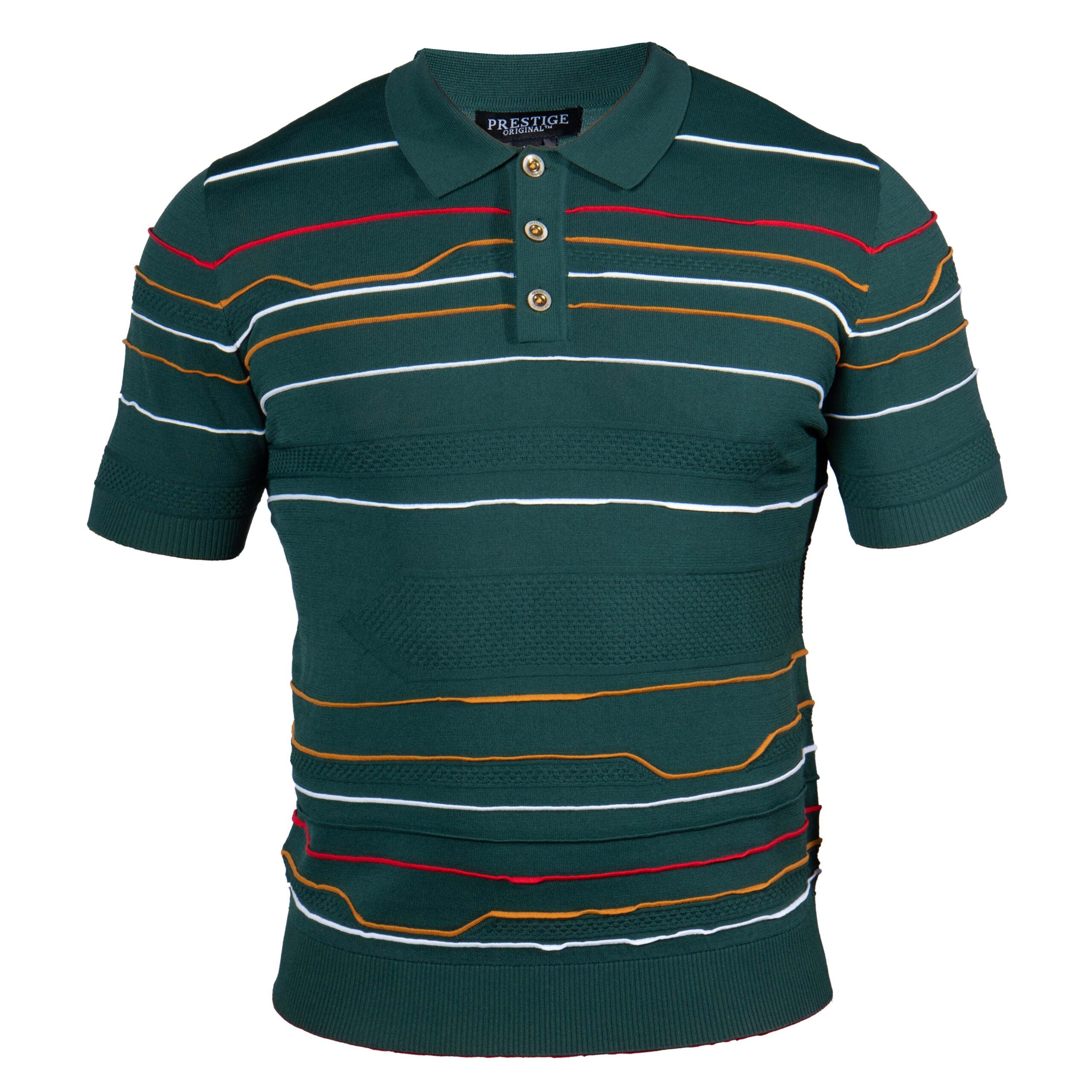 Prestige CMK-384 Green Knit Shirt