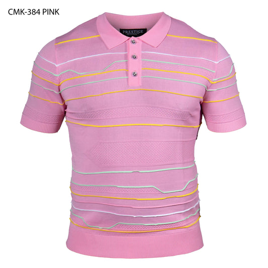 Prestige CMK-384 Pink Knit Shirt