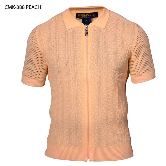 Prestige CMK-388 Peach Knit Shirt