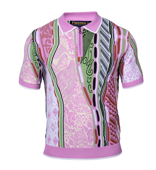 Prestige CMK-6002 Lilac Knit Shirt