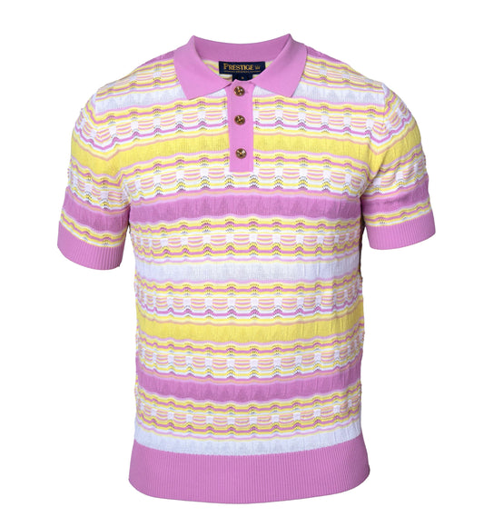 Prestige CMK-6033 Lilac Knit Shirt