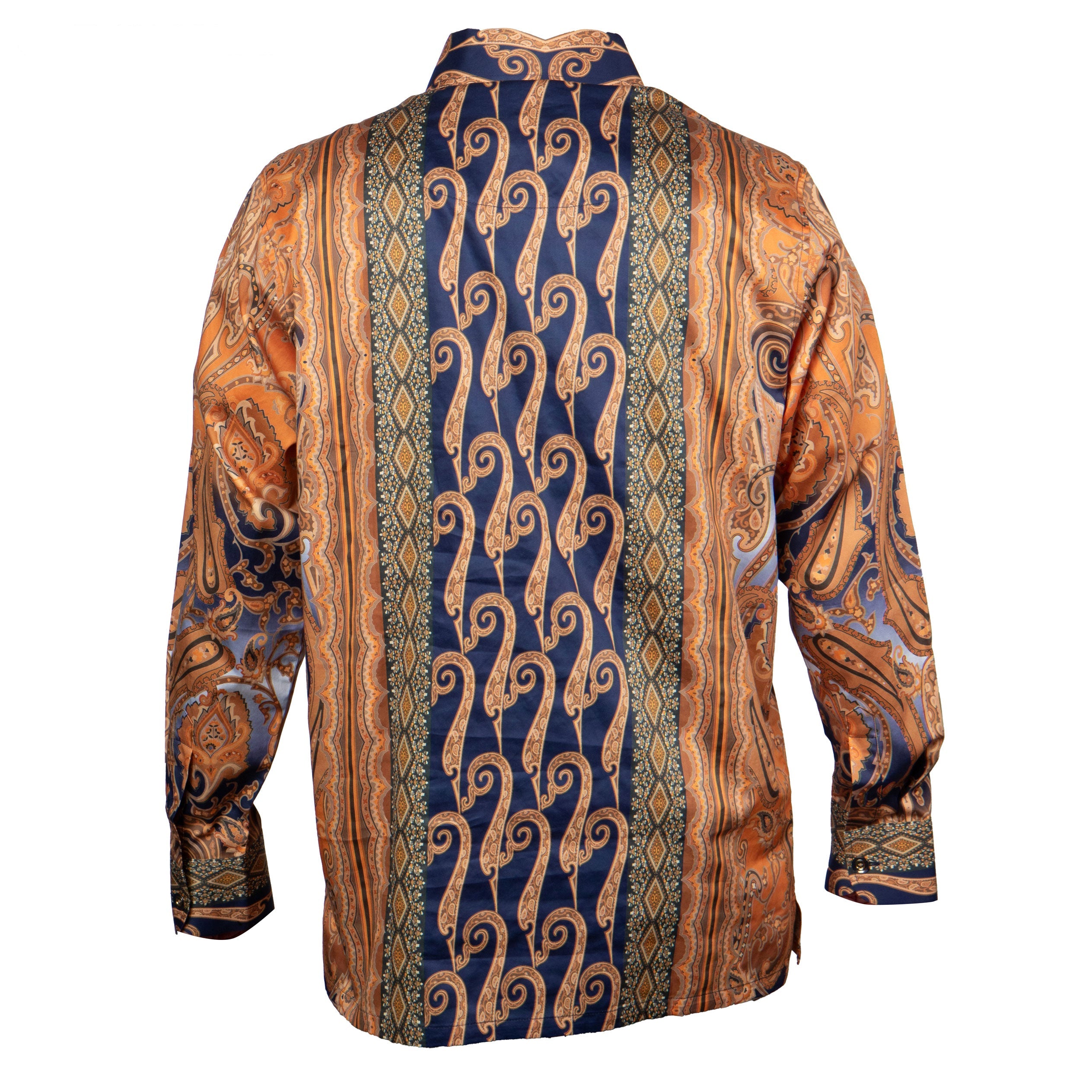 Prestige Imperial Paisley Navy & Gold Shirt
