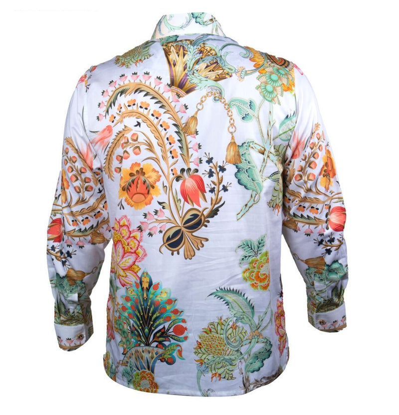Prestige Mediterranean Garden Button Up Shirt - Dudes Boutique