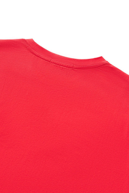 Imperial Leopard Crystal SS Shirt RED