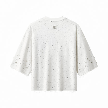 Stellar Scatter Sweatshirt – Century Penthouse WHITE/SILVER