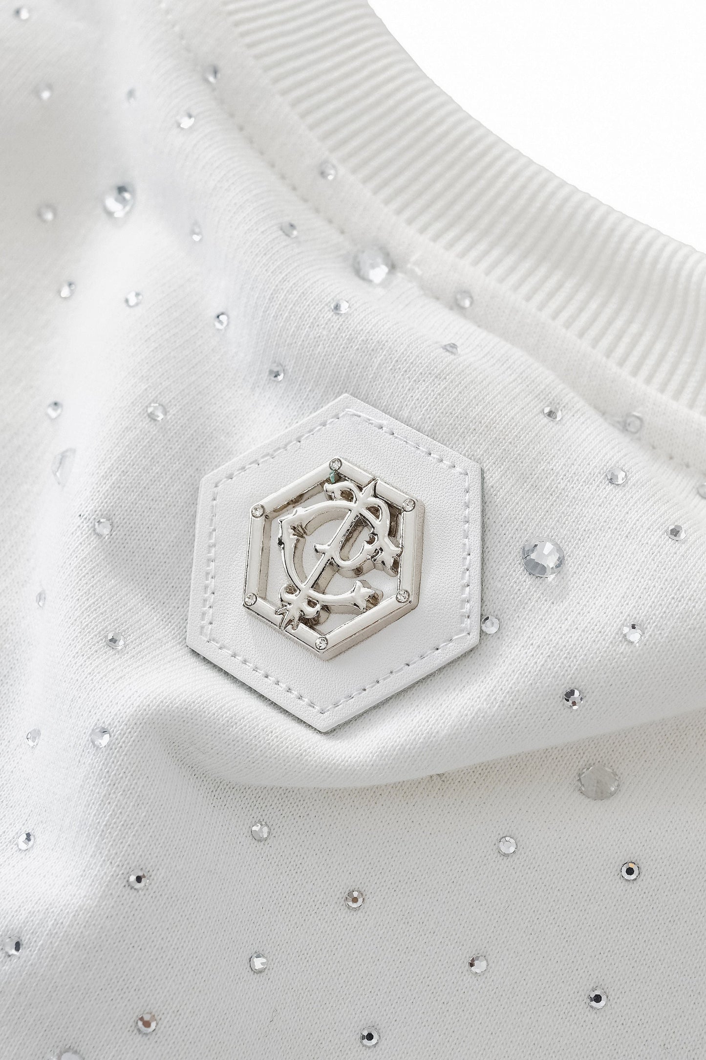 Stellar Scatter Sweatshirt – Century Penthouse WHITE/SILVER