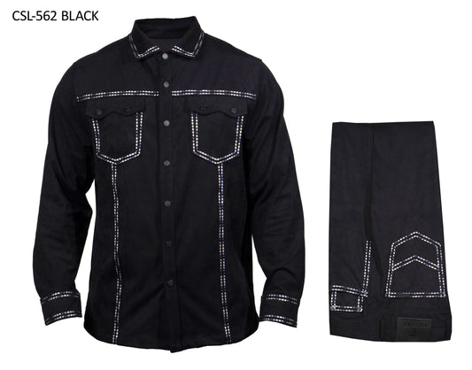 Prestige CSL-562 Black Double Stitch Clothing Set