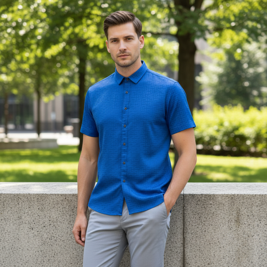 Grecian Grace Shirt - Century Penthouse ROYAL