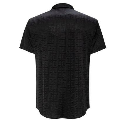 Grecian Grace Shirt - Century Penthouse Black