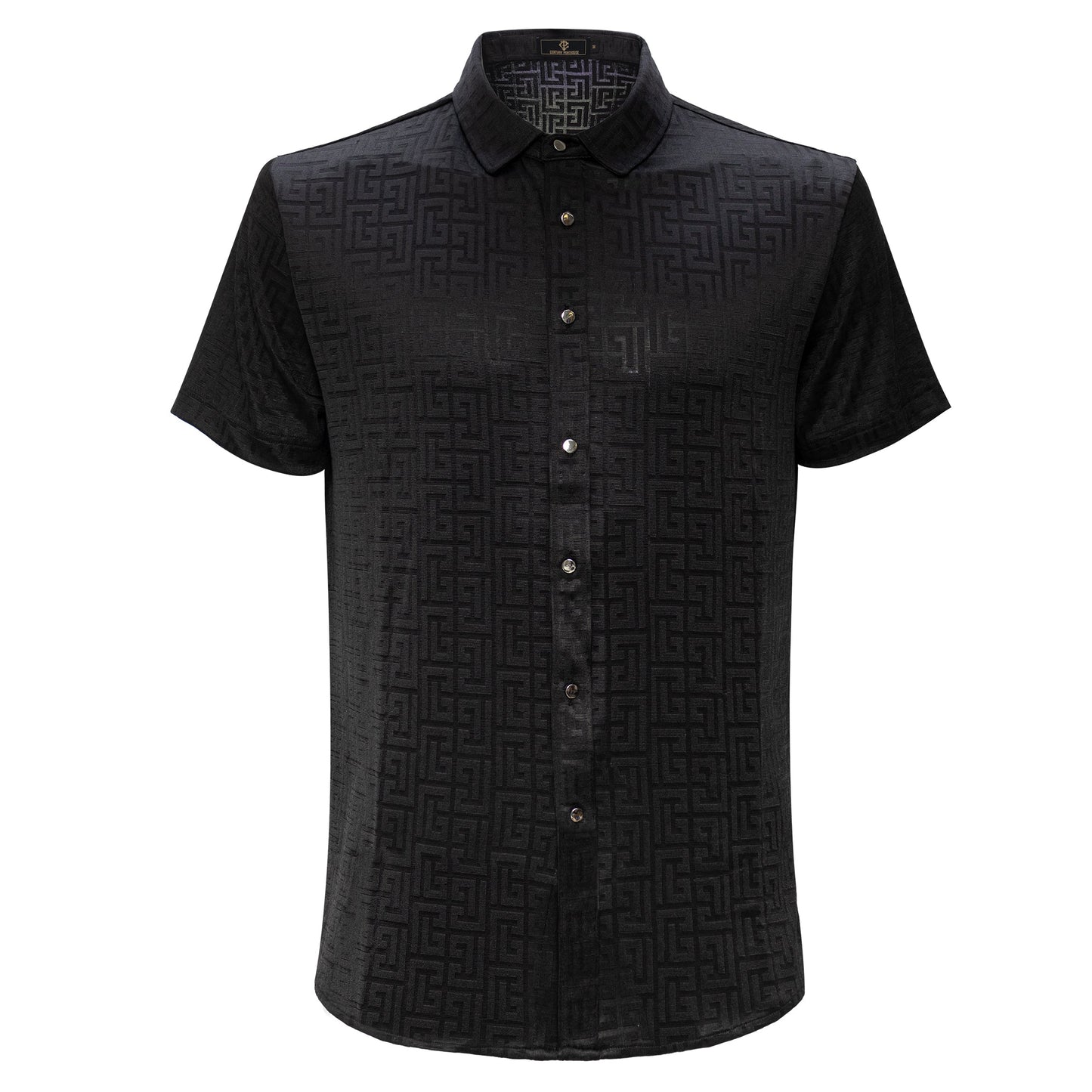 Grecian Grace Shirt - Century Penthouse Black