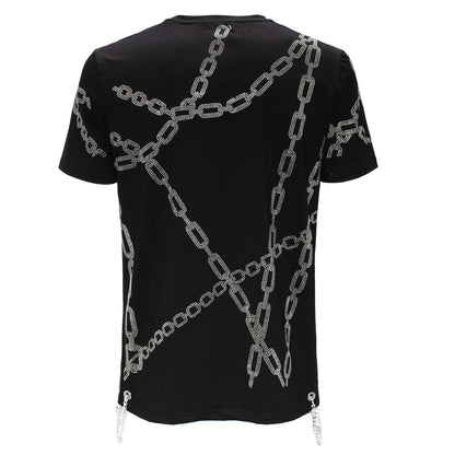 CHAINED CHARISMA - CENTURY PENTHOUSE BLACK/SILVER SHIRT