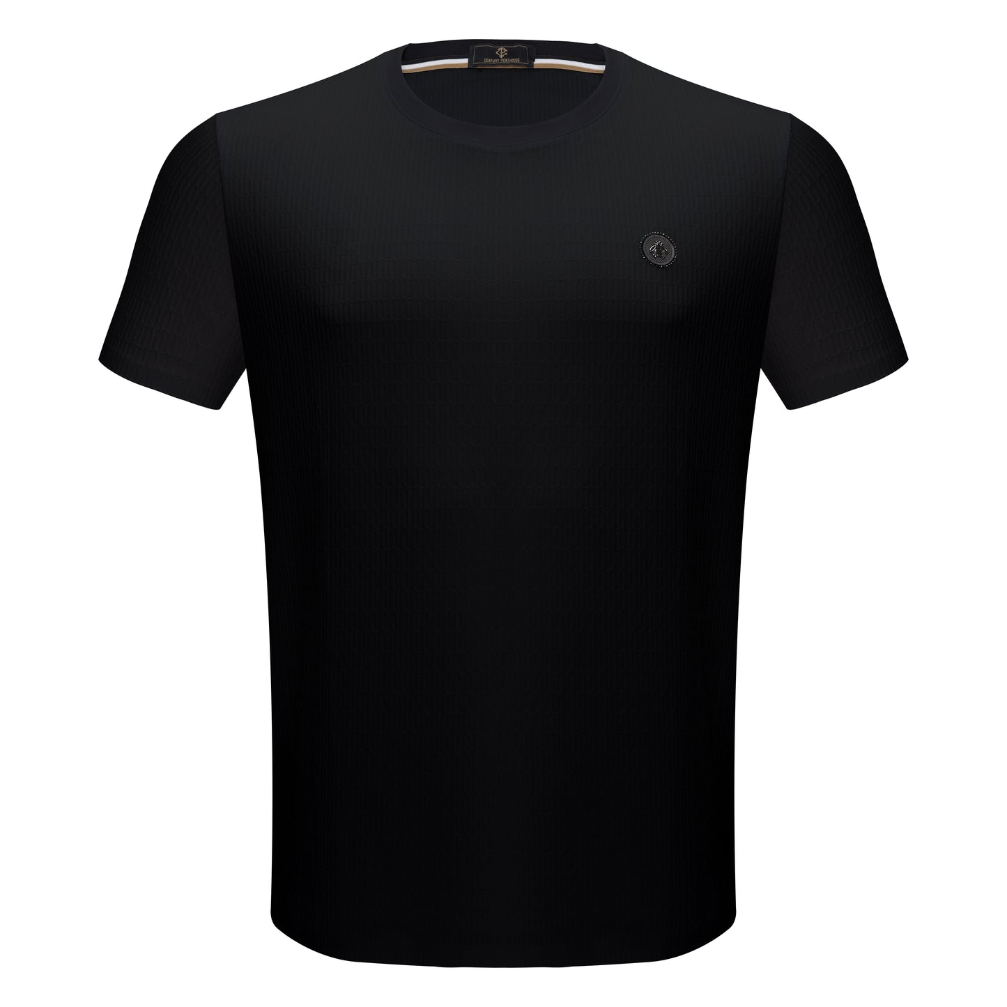Fashion Mark T-shirt - Century Penthouse BLACK