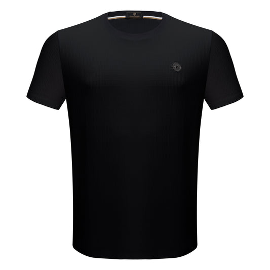 Fashion Mark T-shirt - Century Penthouse BLACK