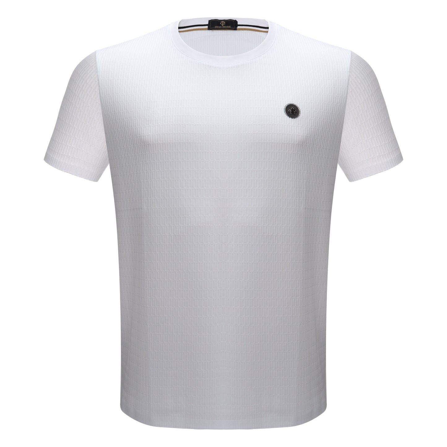 Fashion Mark T-shirt - Century Penthouse White