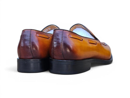 Carrucci Savoy Tassel Loafer - Cognac