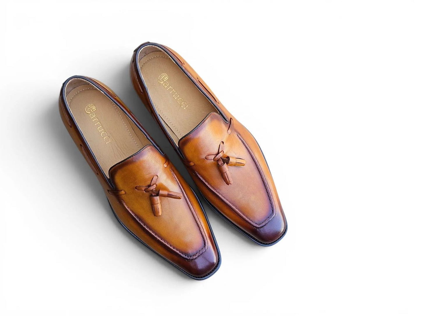 Carrucci Savoy Tassel Loafer - Cognac