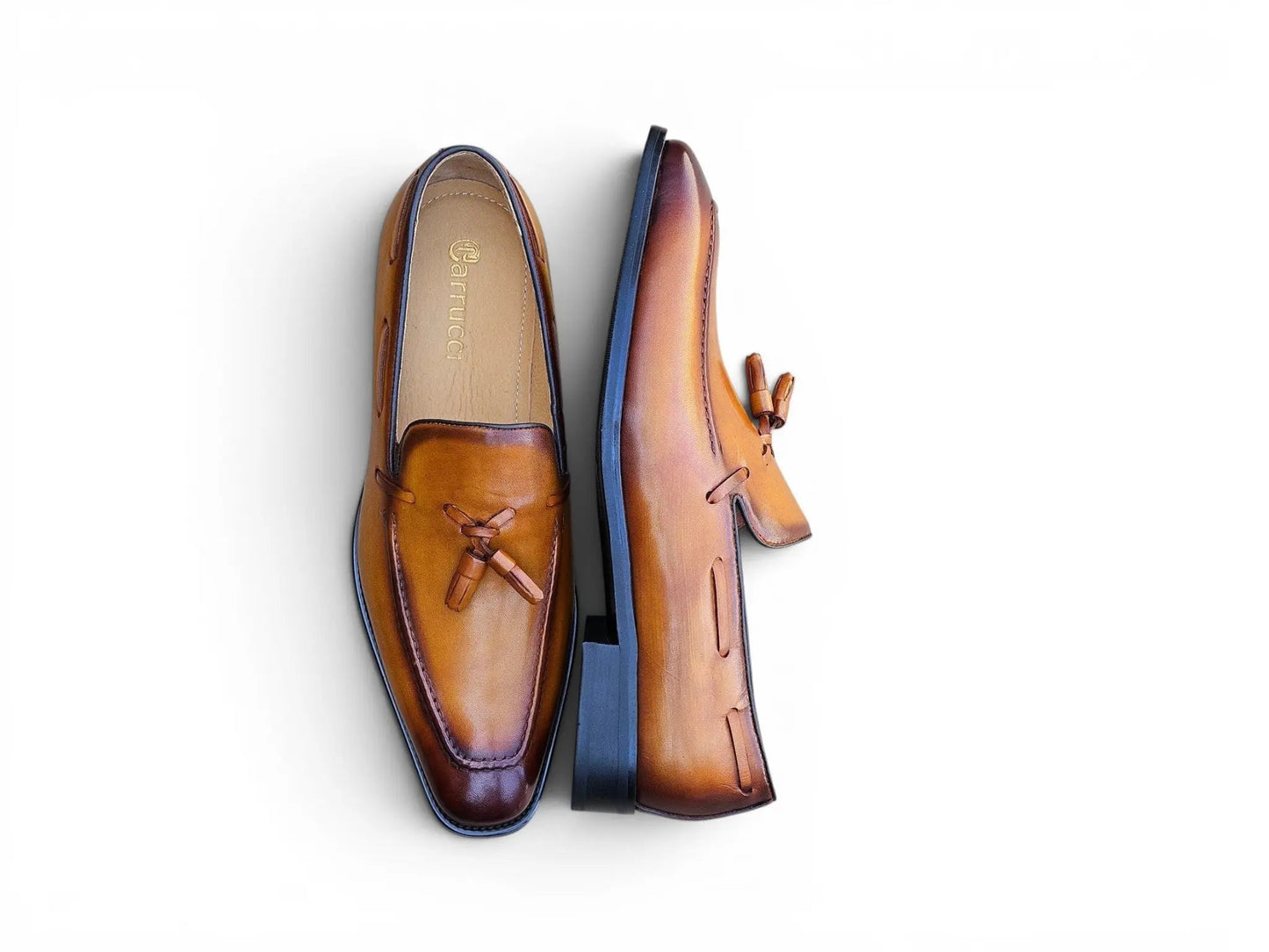 Carrucci Savoy Tassel Loafer - Cognac