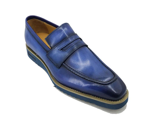 Patina Burnished Penny Loafer