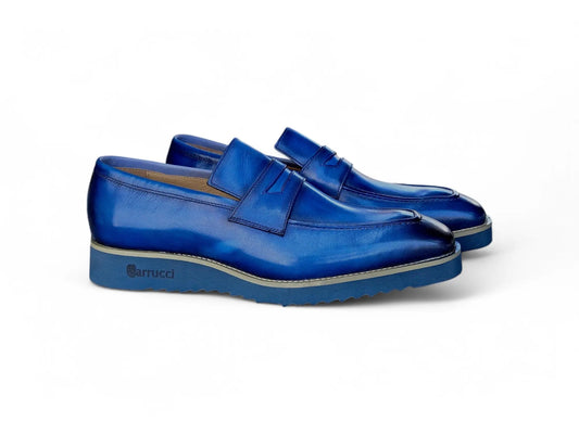 Patina Burnished Penny Loafer
