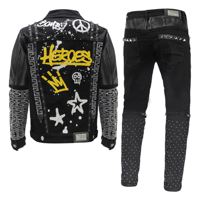 City Shine + Tailored To You SET - BLACK - Dudes Boutique