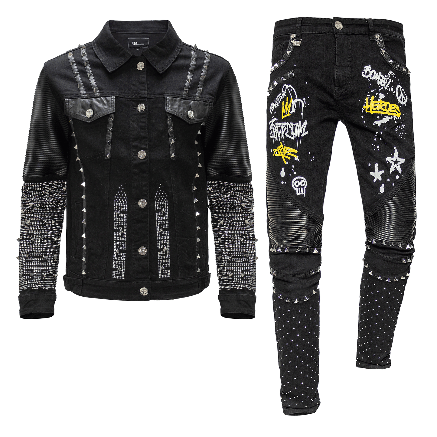 City Shine + Tailored To You SET - BLACK - Dudes Boutique