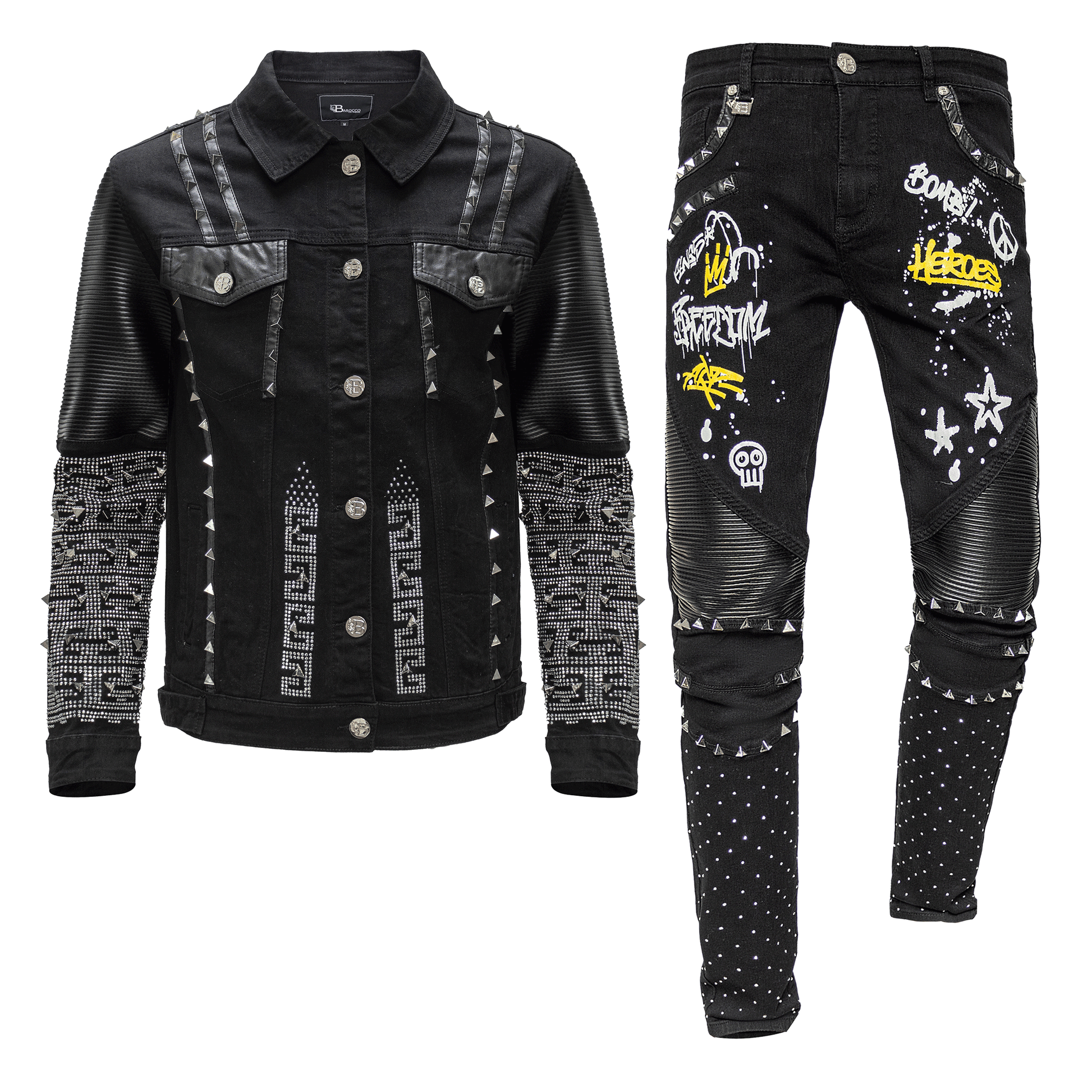 City Shine + Tailored To You SET - BLACK - Dudes Boutique