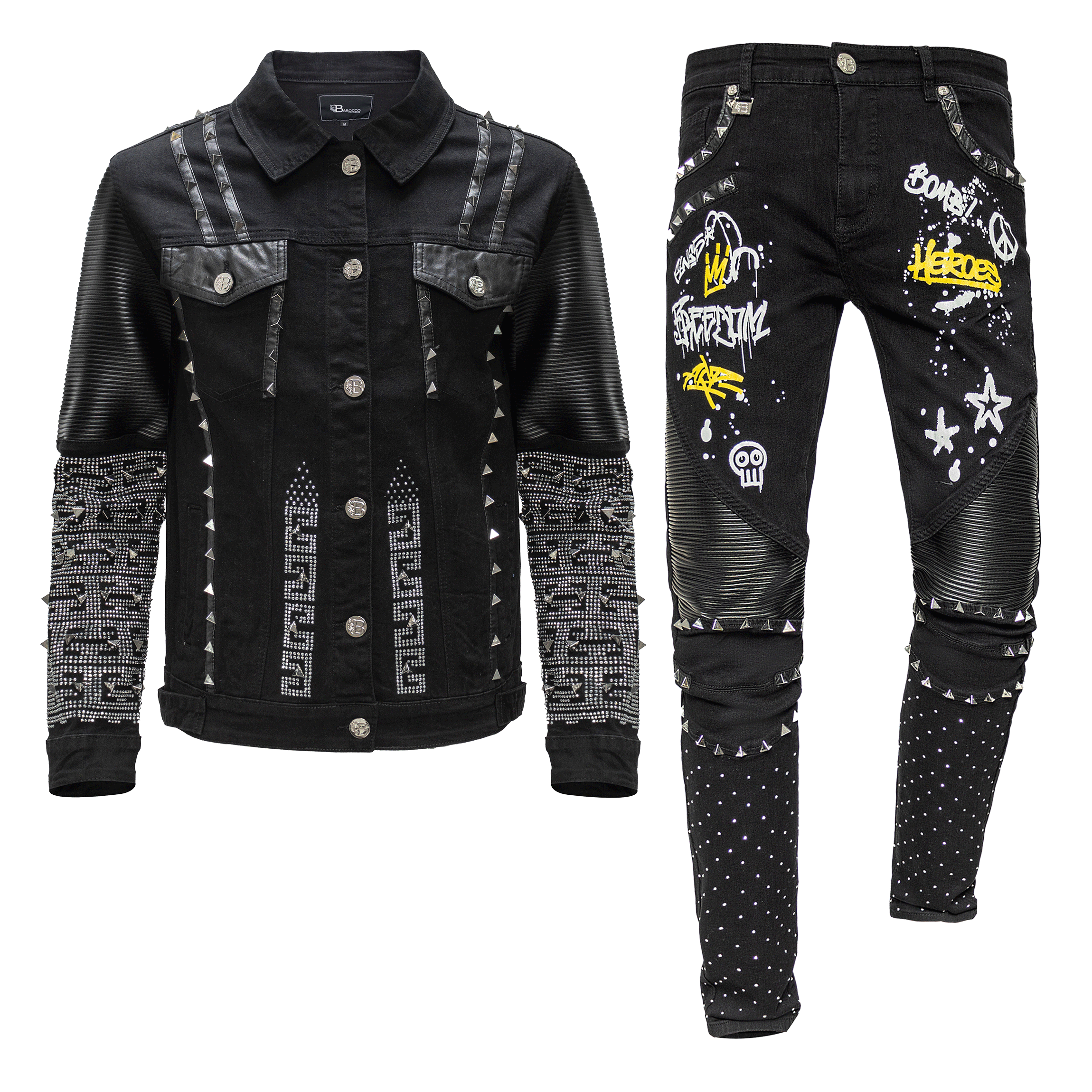 City Shine + Tailored To You SET - BLACK - Dudes Boutique