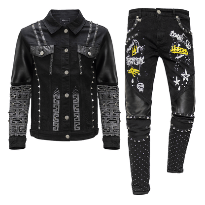 City Shine + Tailored To You SET - BLACK - Dudes Boutique