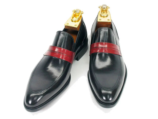 Mens Penny Loafer in Contrast Strap