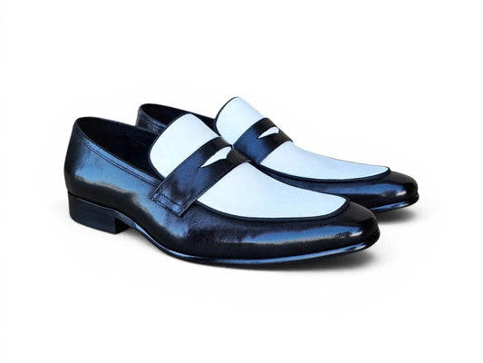 Contrast Two Tone Penny Loafer