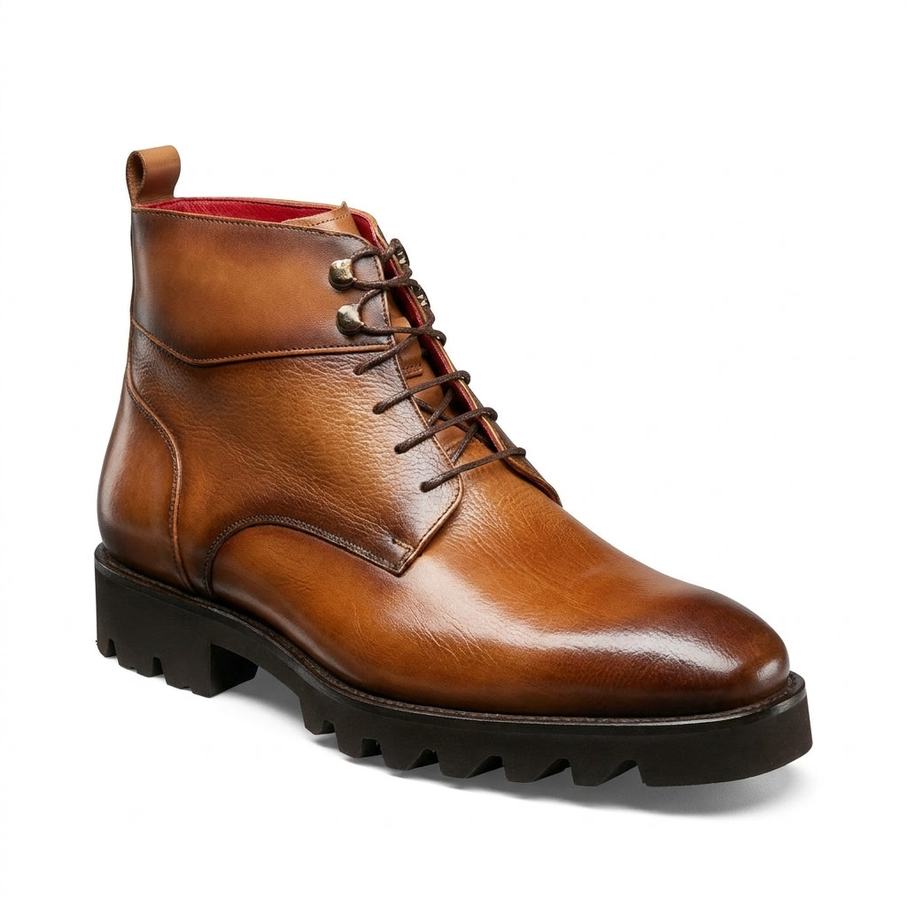 Giovanni 'Walker' Peanut Leather Boots