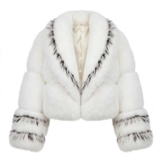 Kashani Women's Natural Arctic Fox Fur Jacket