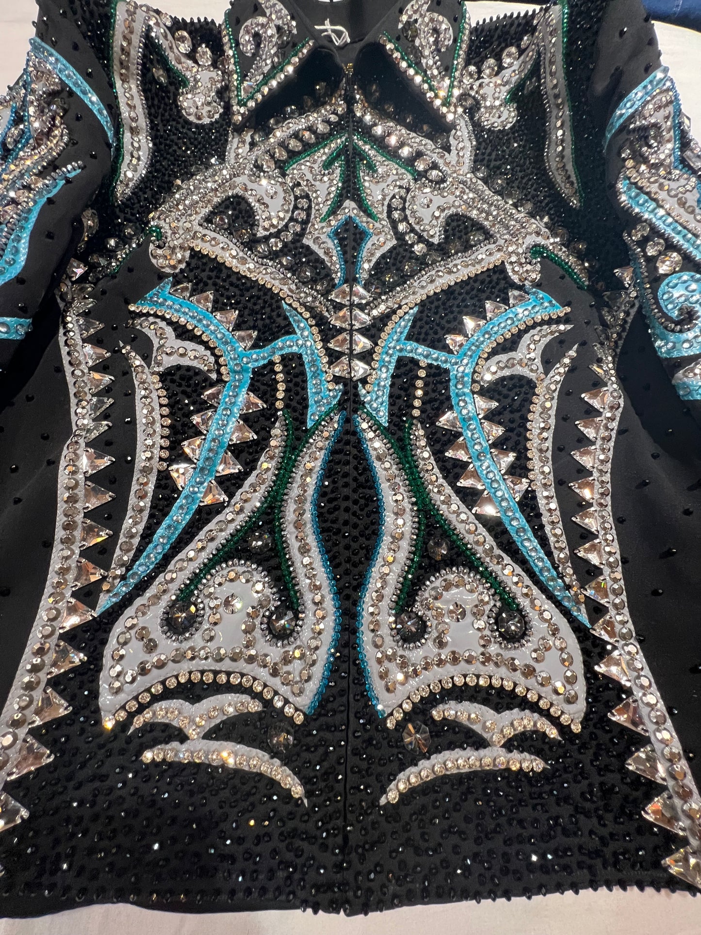 Kashani Blue Pharaoh Hyper Crystal Jacket - Dudes Boutique
