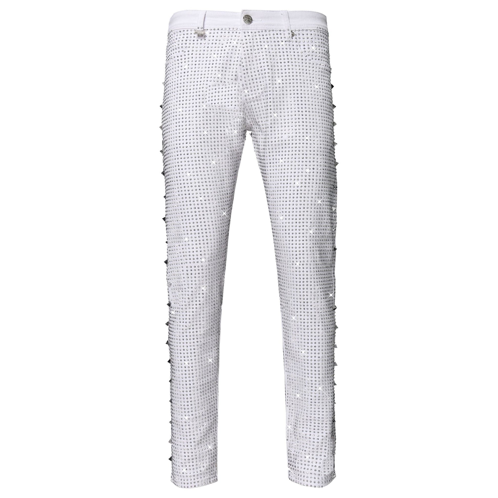 Pure Style + Opulent Overlay SET - WHITE/SILVER - Dudes Boutique