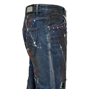 Street Edge DENIM/RED - Dudes Boutique