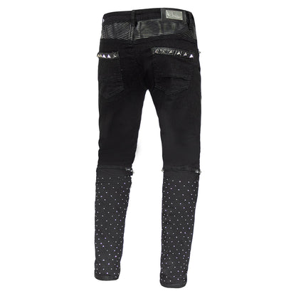 CITY SHINE Pants BLACK