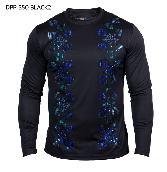 Prestige DPP-550 Black2 Crystal Long Sleeve Shirt