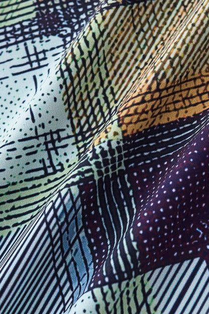 Diamond Plaid Stretch Shirt – El Baron KHAKI