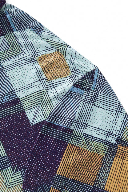 Diamond Plaid Stretch Shirt – El Baron KHAKI