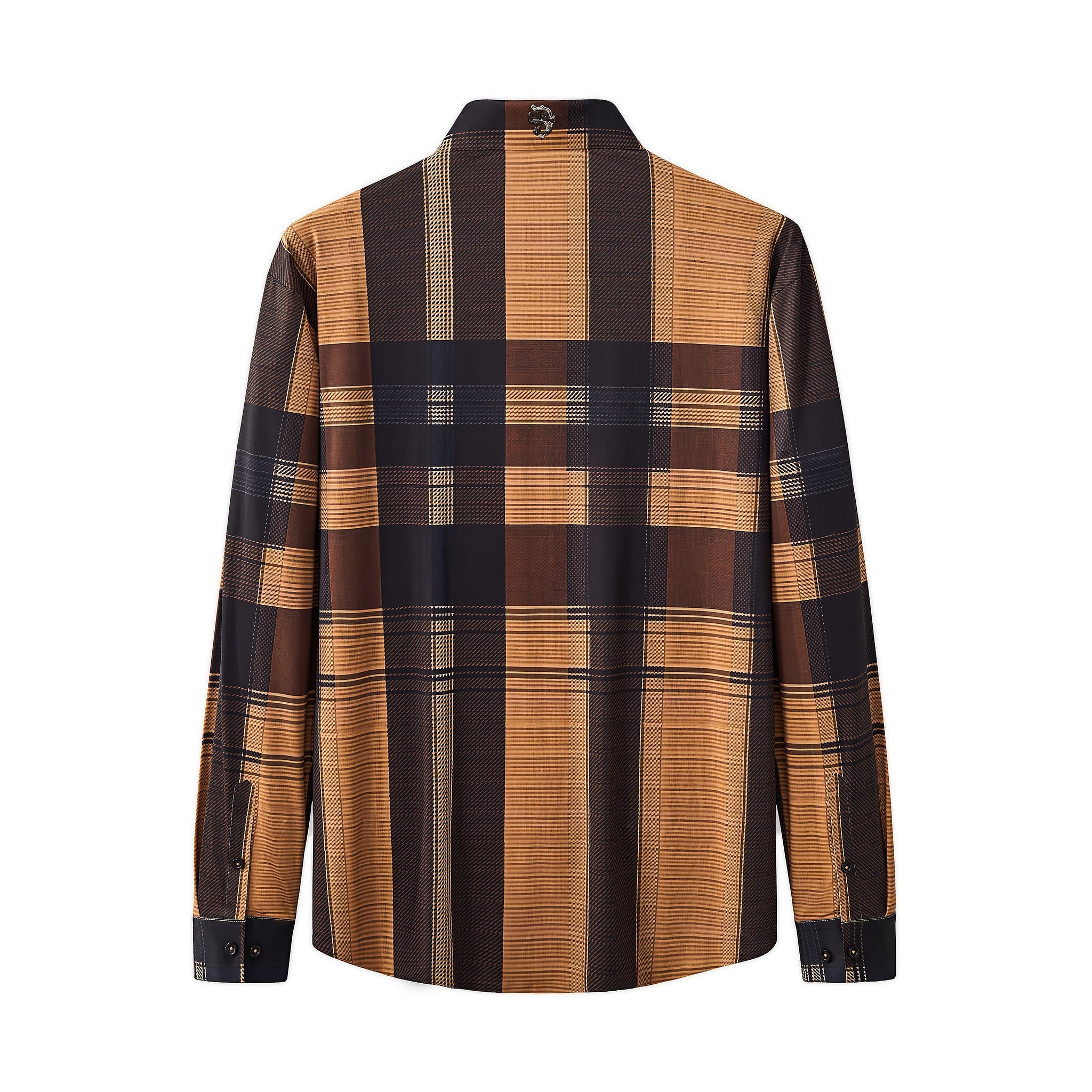 Seamless Plaid Stripe Shirt – El Baron CARAMEL
