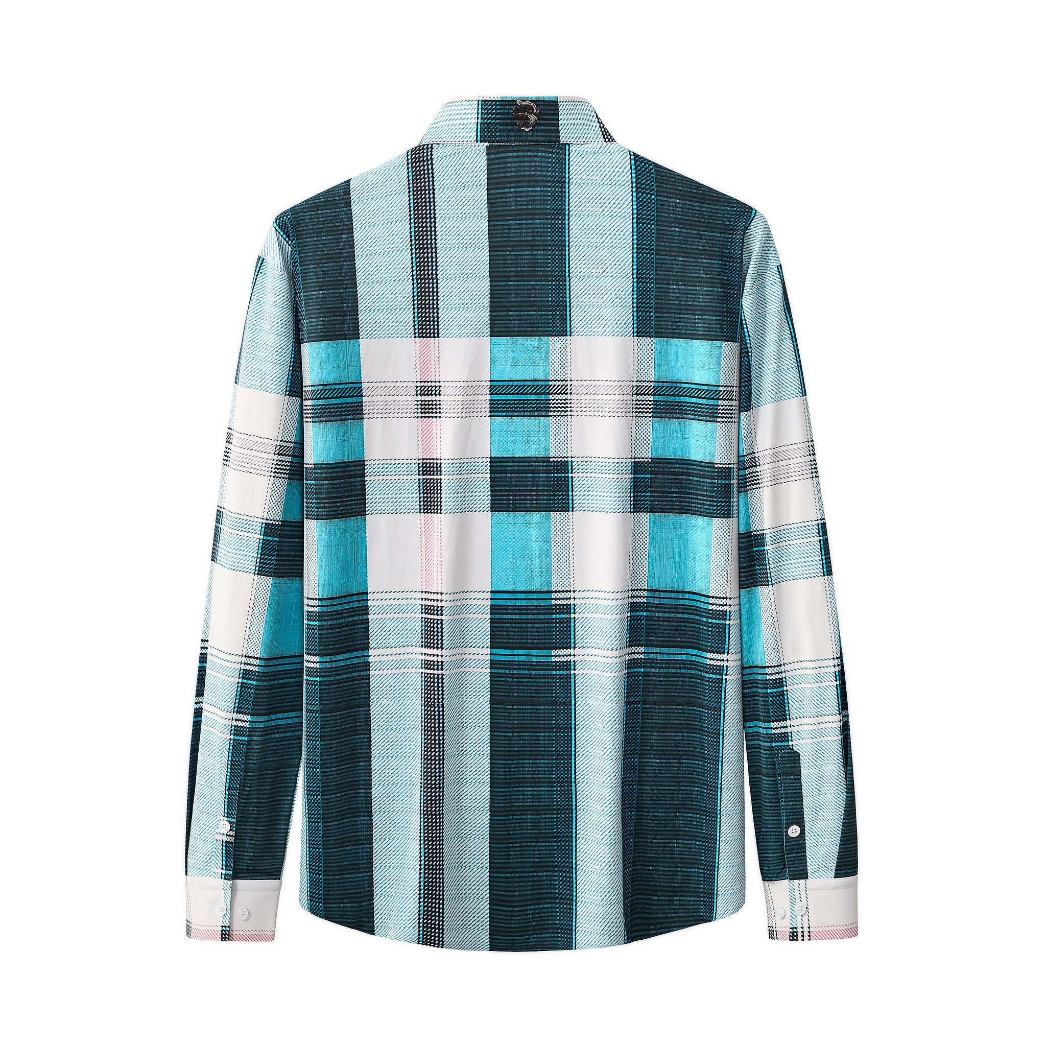 Seamless Plaid Stripe Shirt – El Baron GREEN