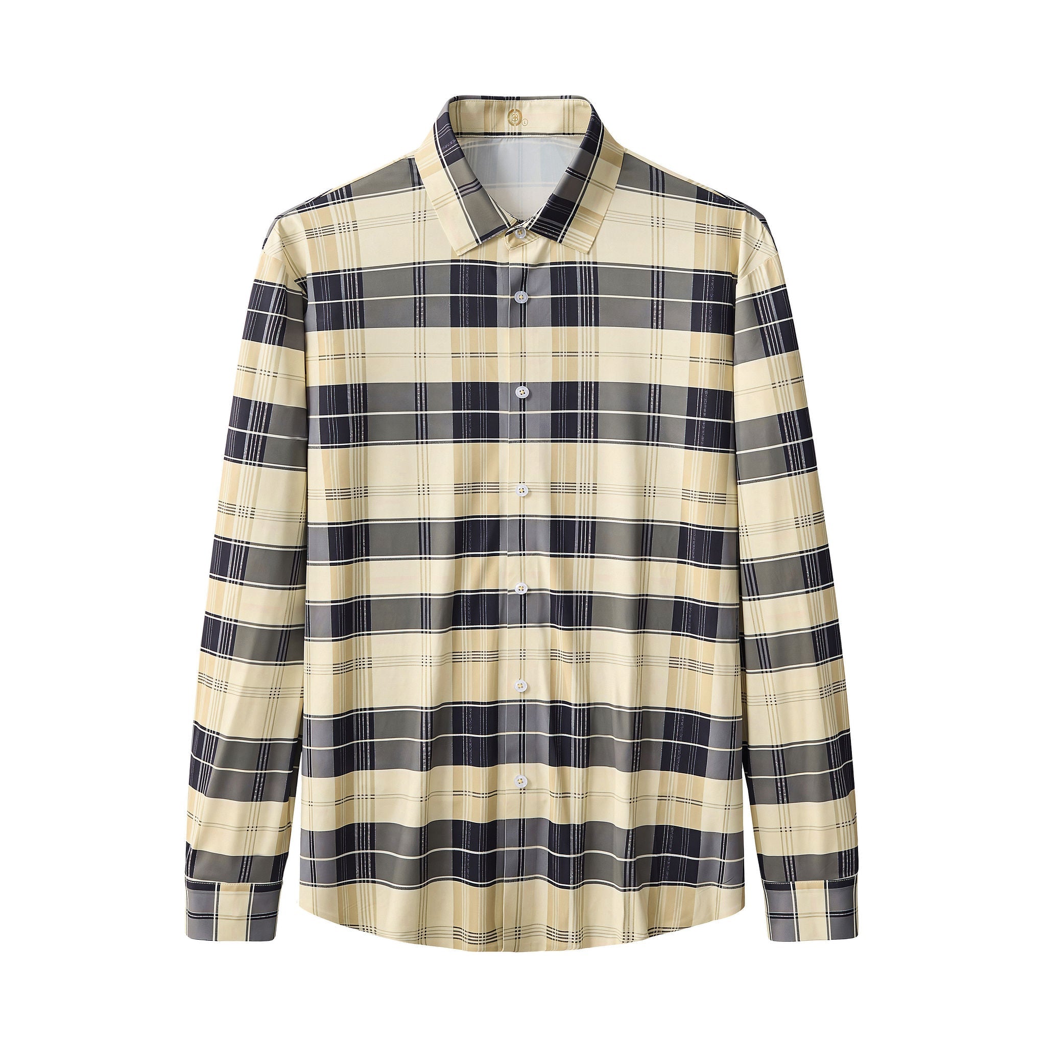 Seamless Classic Plaid Shirt – El Baron KHAKI