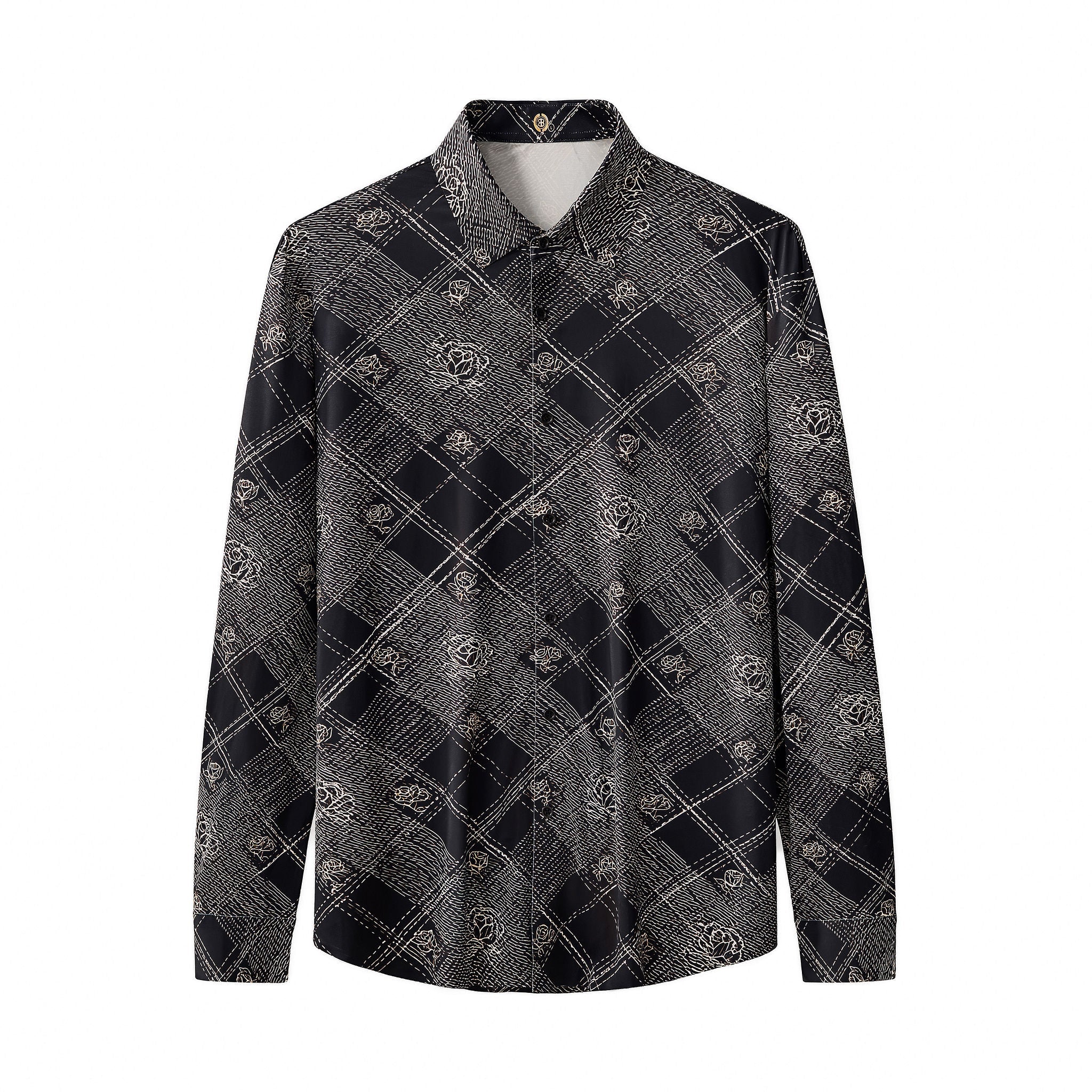 Seamless Rose Plaid Shirt – El Baron ESSPRESSO