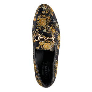 L'Artiste Men's Emanuel-Eve Golden Rose Loafers - Dudes Boutique