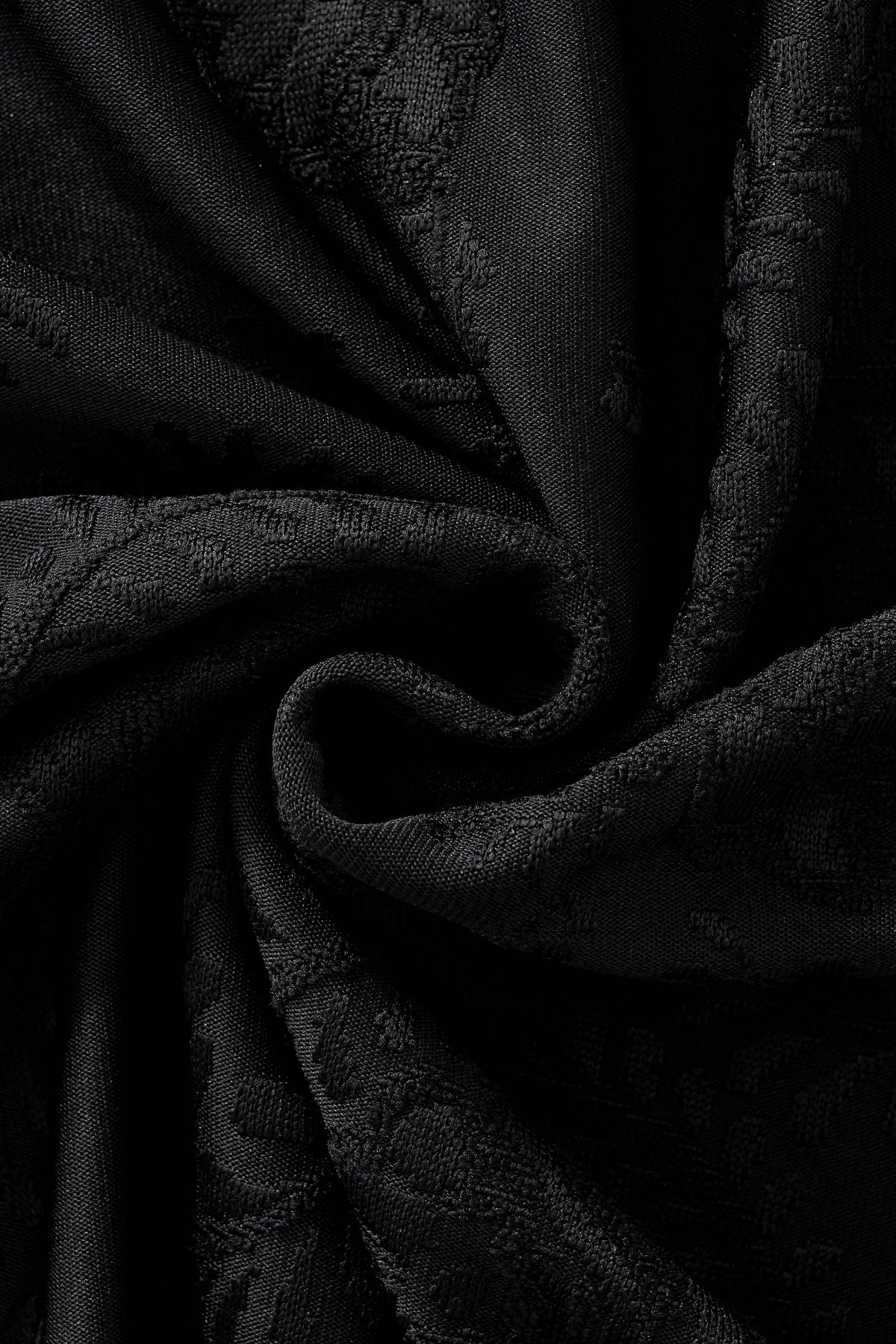 Embossed Paisley Tee – El Baron BLACK